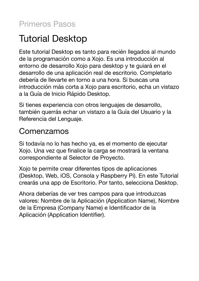 Imágen de pdf Tutorial Desktop - Primeros Pasos